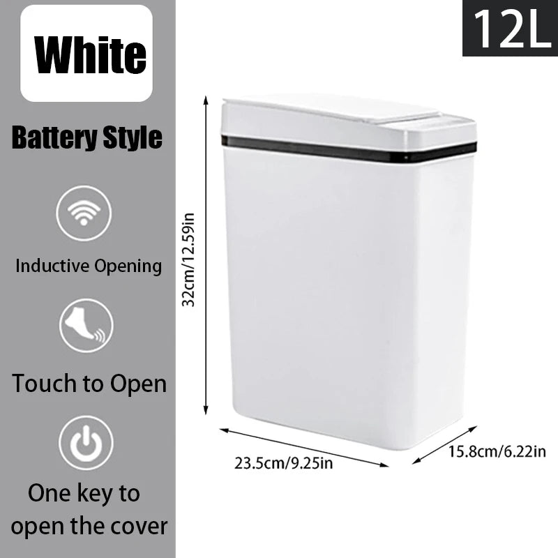 touchless Smart Motion Sensor Trash Can – 12L