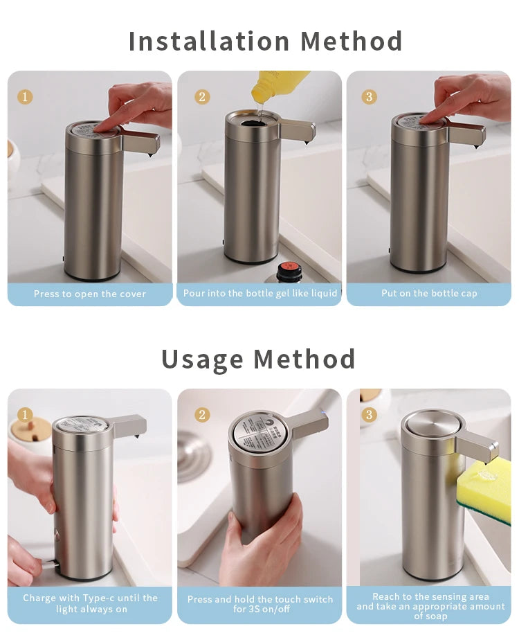 Smart Automatic Soap Dispenser – 270ml