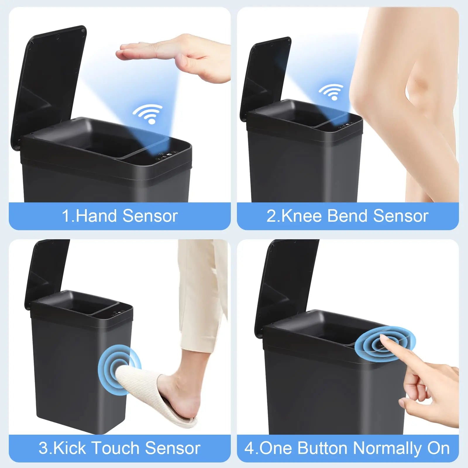 touchless Smart Motion Sensor Trash Can – 12L