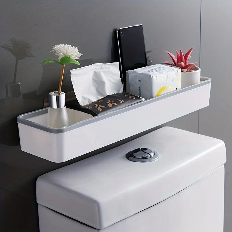 Wall-Mounted Bathroom Storage Shelf