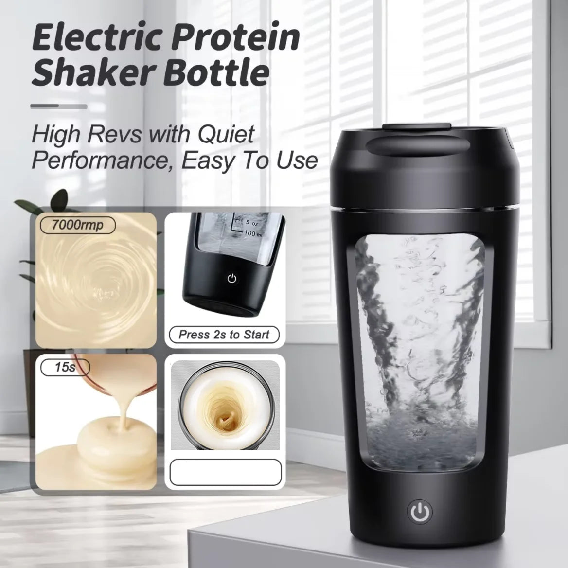 USB Electric Protein Shaker – 650ML