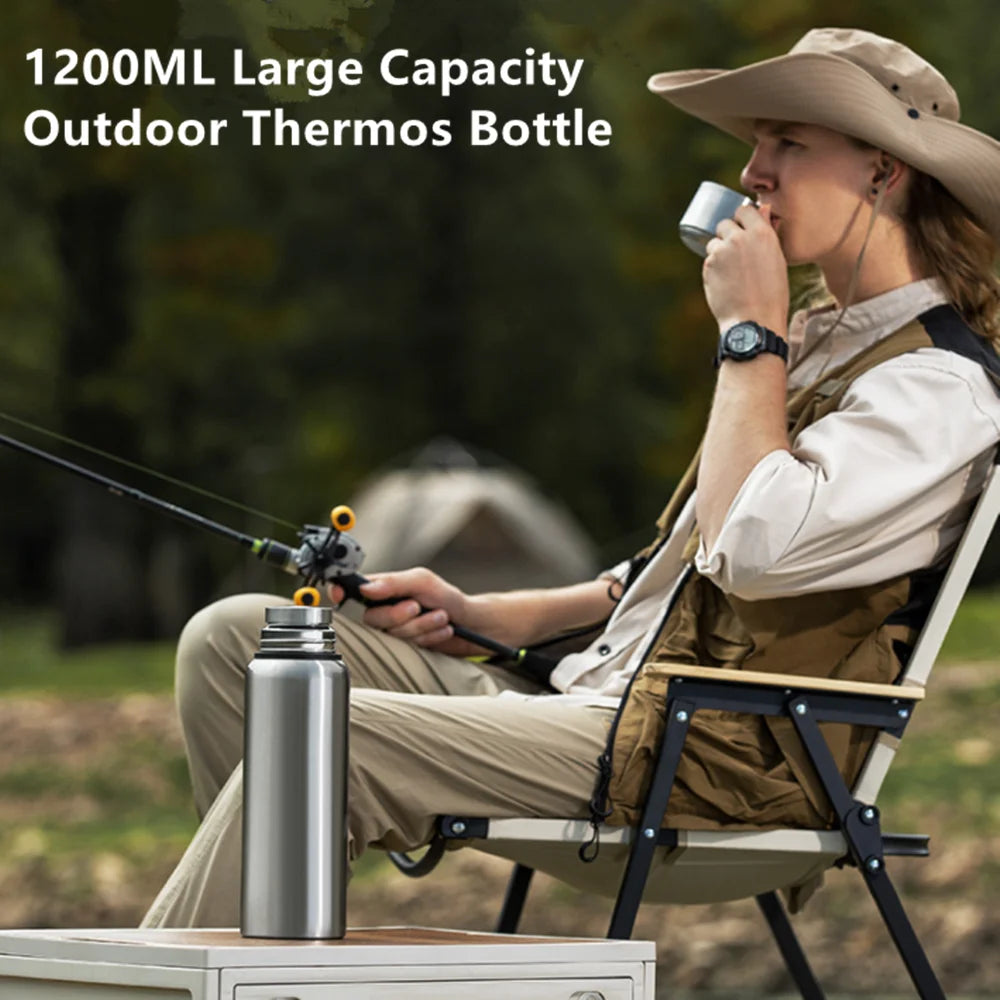 Smart Temperature Display Thermos – 1200ML