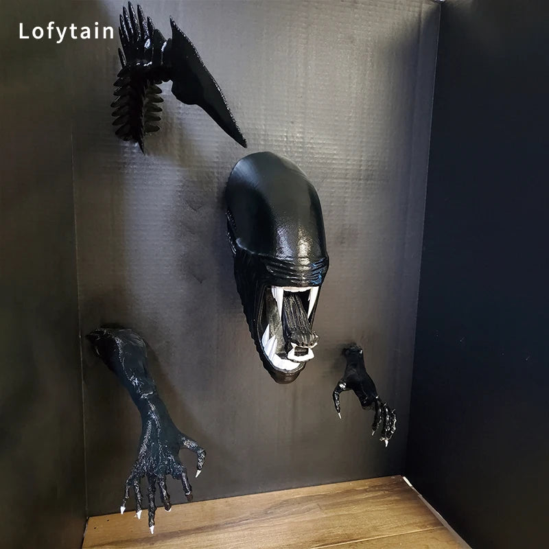 Lofytain Alien Xenomoprh Wall Art Sculpture Statue