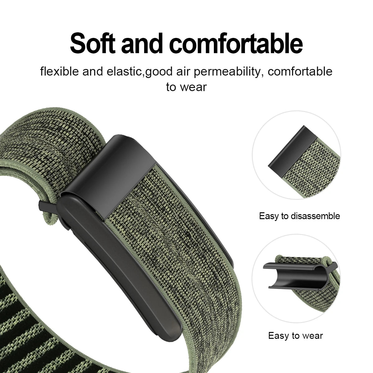 Nylon Adjustable Fitness Strap for Whoop 5.0