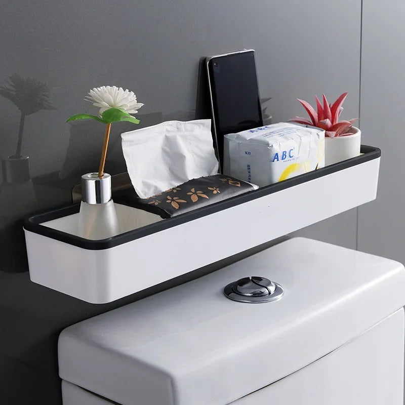 Wall-Mounted Bathroom Storage Shelf