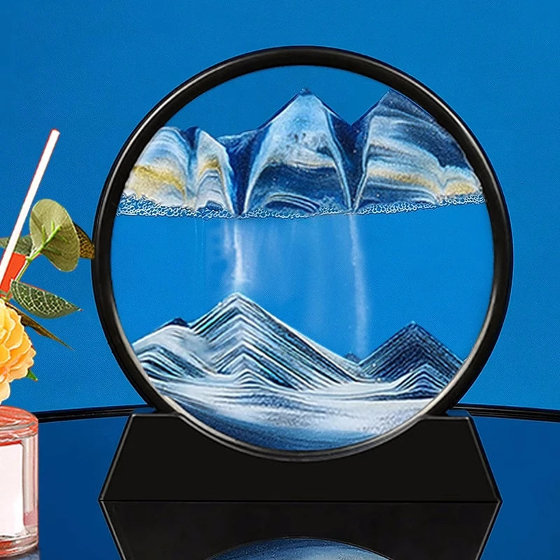 3D Flowing Sand Art Decor