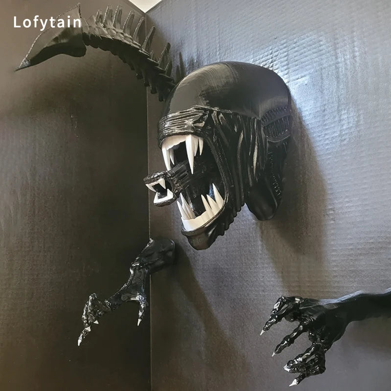 Lofytain Alien Xenomoprh Wall Art Sculpture Statue