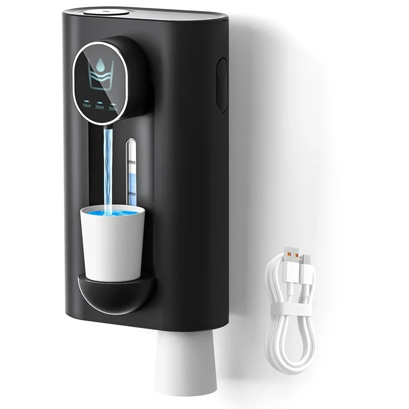 Touchless Mouthwash Dispenser Family-Friendly.