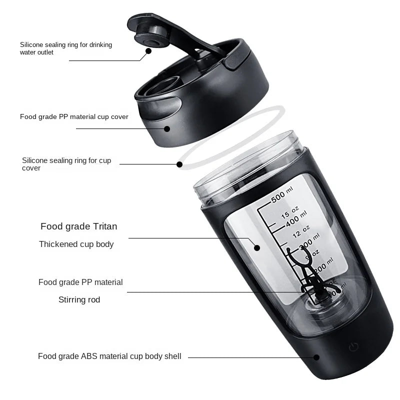 USB Electric Protein Shaker – 650ML