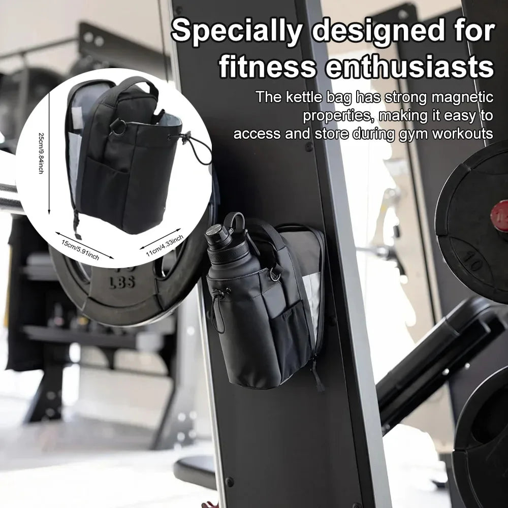 Magnetic Gym Sling Bag – Trendy & Functional