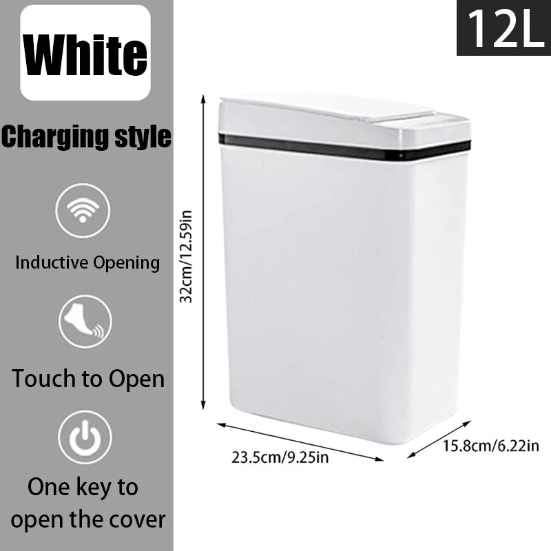 touchless Smart Motion Sensor Trash Can – 12L