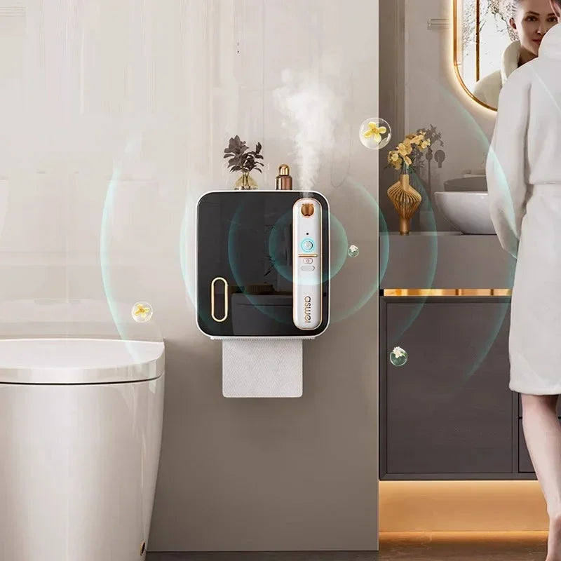 Intelligent Toilet Paper Holder – Aromatherapy Design