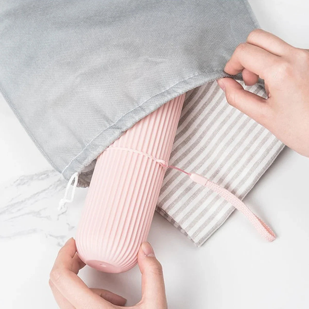 Travel Toothbrush & Toothpaste Case