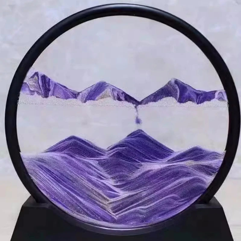 3D Flowing Sand Art Decor