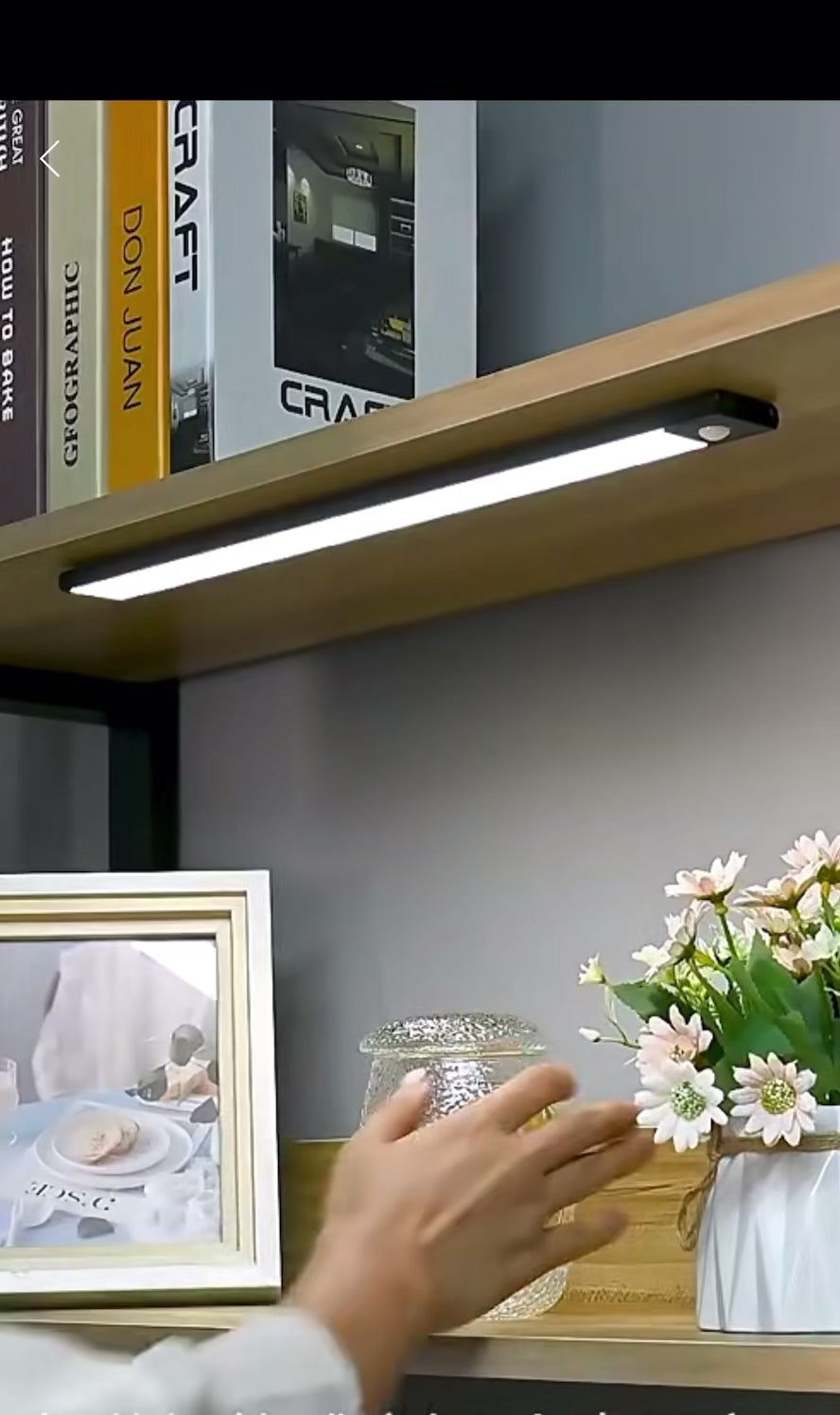 LED Motion Sensor Night Light – Wireless USB